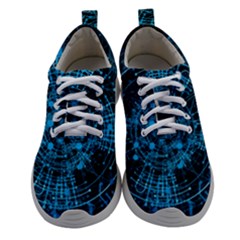 Network Circuit Board Trace Women Athletic Shoes