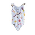 Summer Backgroundnature Beach Kids  Frill Swimsuit View2