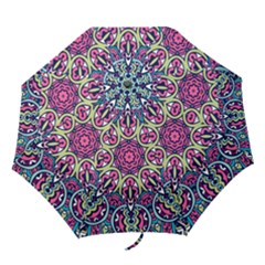 Cold Colors Mandala   Folding Umbrellas by ConteMonfrey