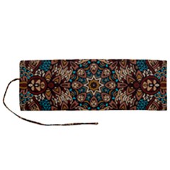 Vintage Vibes Mandala  Roll Up Canvas Pencil Holder (m) by ConteMonfrey