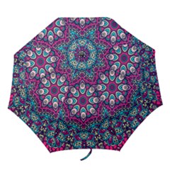 Purple, Blue And Pink Eyes Folding Umbrellas by ConteMonfrey