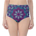 Purple, Blue And Pink Eyes Classic High-Waist Bikini Bottoms View1