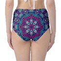 Purple, Blue And Pink Eyes Classic High-Waist Bikini Bottoms View2