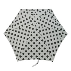 Spades Black And White Mini Folding Umbrellas by ConteMonfrey