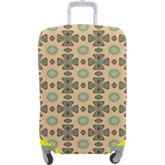 Abstracr Green Caramels Luggage Cover (large) by ConteMonfrey