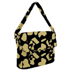 Cow Yellow Black Buckle Messenger Bag by ConteMonfrey