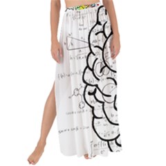 Brain Mind Psychology Idea Drawing Maxi Chiffon Tie-up Sarong