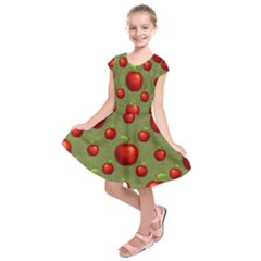 Apples Kids  Short Sleeve Dress by nateshop