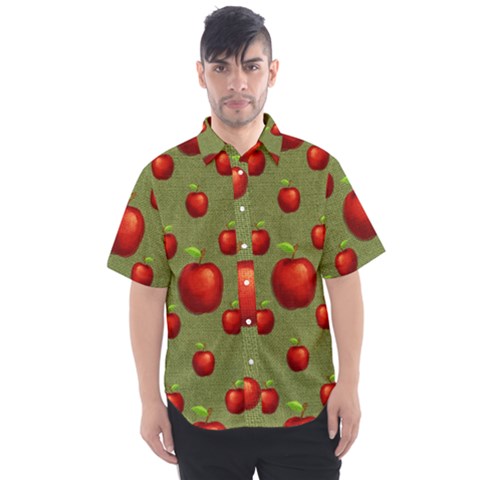 Apples Men s Short Sleeve Shirt by nateshop