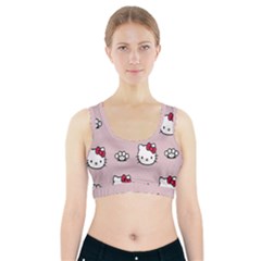 Hello Kitty Sports Bra With Pocket by nateshop