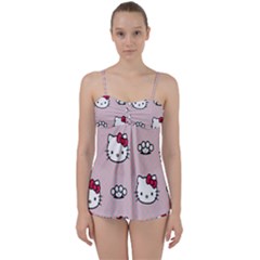 Hello Kitty Babydoll Tankini Set by nateshop