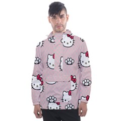 Hello Kitty Men s Front Pocket Pullover Windbreaker by nateshop