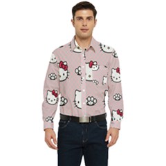 Hello Kitty Men s Long Sleeve Pocket Shirt  by nateshop