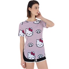 Hello Kitty Perpetual Short Sleeve T-shirt by nateshop