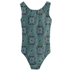 Batik-tradisional Kids  Cut-out Back One Piece Swimsuit by nateshop