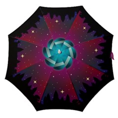 Asteroid Comet Star Space Aurora Straight Umbrellas by Wegoenart