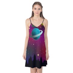 Asteroid Comet Star Space Aurora Camis Nightgown  by Wegoenart