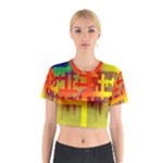 Code Binary System Cotton Crop Top