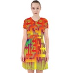 Code Binary System Adorable in Chiffon Dress