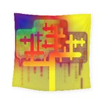 Code Binary System Square Tapestry (Small)