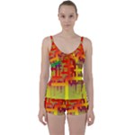 Code Binary System Tie Front Two Piece Tankini