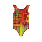 Code Binary System Kids  Frill Swimsuit