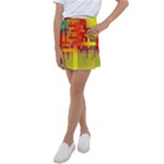 Code Binary System Kids  Tennis Skirt