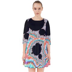 Fractal Abstract Background Smock Dress by Wegoenart