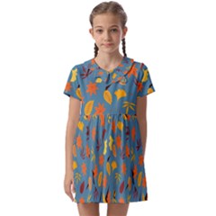 Thanksgiving-005 Kids  Asymmetric Collar Dress by nateshop