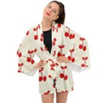 Cherries Long Sleeve Kimono