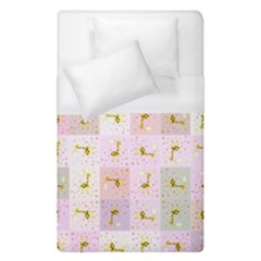 Giraffe Pattern Art Background Duvet Cover (single Size)