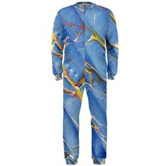 Art Marble Stone Rock Pattern Design Wallpaper Onepiece Jumpsuit (men) by Ravend