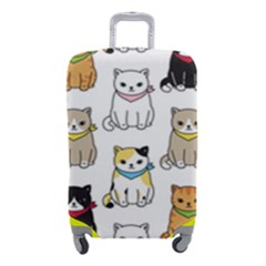 Cat-kitten-seamless-pattern Luggage Cover (small)