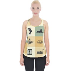Egyptian-flat-style-icons Piece Up Tank Top
