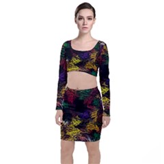 Abstract Painting Colorful Top And Skirt Sets by Wegoenart