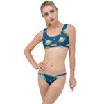 Seamless Pattern Ufo With Star Space Galaxy Background The Little Details Bikini Set