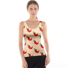 Small Mini Peppers Pink Tank Top by ConteMonfrey