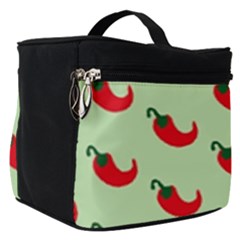 Small Mini Peppers Green Make Up Travel Bag (small) by ConteMonfrey