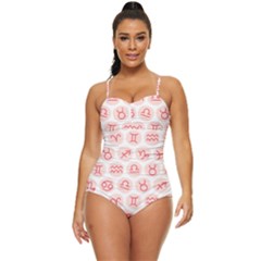 All Zodiac Signs Retro Full Coverage Swimsuit by ConteMonfrey
