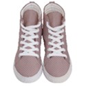 Terracotta Knit Women s Hi-Top Skate Sneakers View1