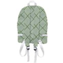 Discreet Green Plaids Zip Bottom Backpack View3