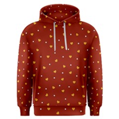 Red Yellow Love Heart Valentine Men s Overhead Hoodie by Ravend