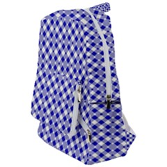 Blue Small Diagonal Plaids   Travelers  Backpack by ConteMonfrey