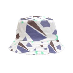 Seamless Pattern Geometric Texture Inside Out Bucket Hat by Ravend