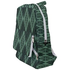 Dark Green Multi Colors Plaid  Travelers  Backpack by ConteMonfrey