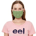 Discreet Green Tea Plaids Cloth Face Mask (Adult)