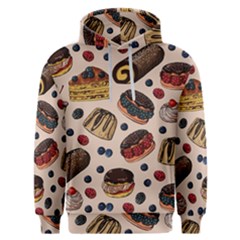 Seamless Pattern With Sweet Cakes Berries Men s Overhead Hoodie by Wegoenart