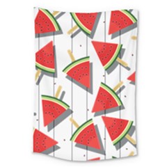 Watermelon Popsicle   Large Tapestry by ConteMonfrey