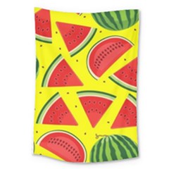 Yellow Watermelon   Large Tapestry by ConteMonfrey