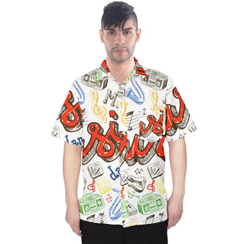 Music-color-elements Men s Hawaii Shirt by Wegoenart